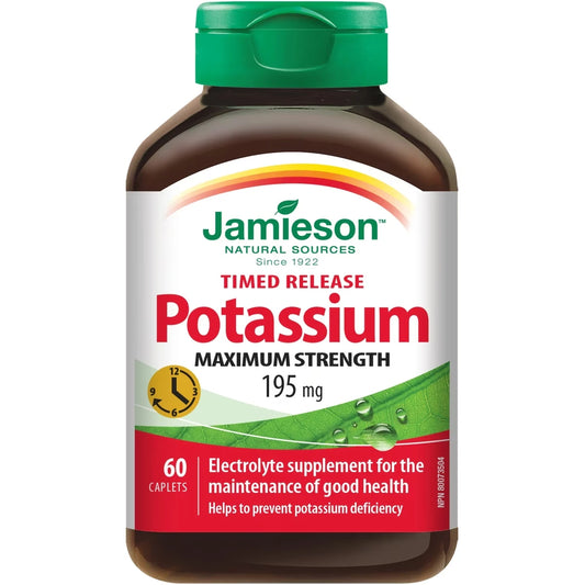 Jamieson Potassium 195 Mg Timed Release front package