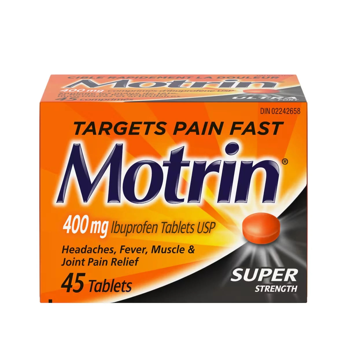Motrin super strength pain relief ibuprofen s product image
