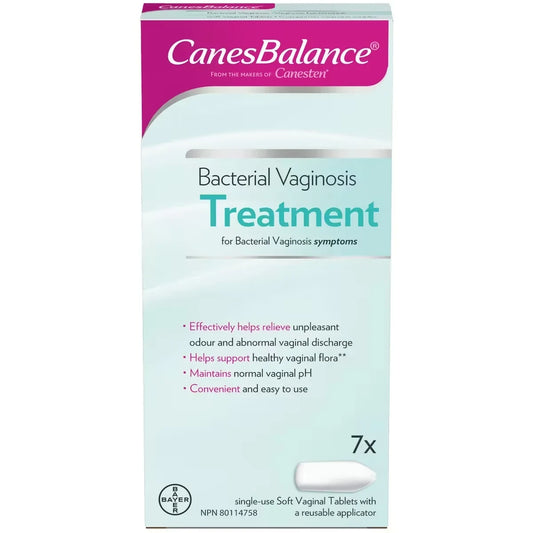 Canesten CanesBalance Bacterial Vaginosis Treatment For BV Symptoms product package