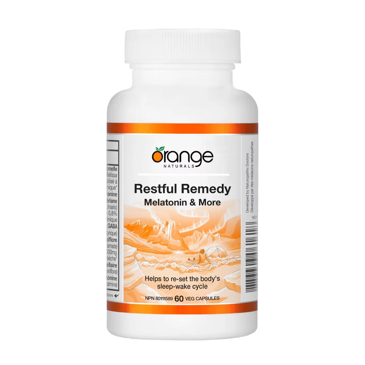 Orange Naturals Restful Remedy front package