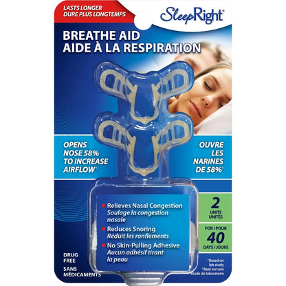 Sleep Right Nasal Breathe Aid front package