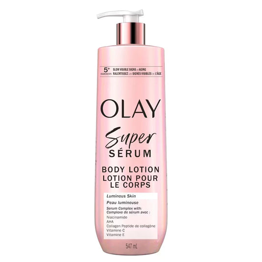 Olay Super Serum Body Lotion product package
