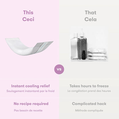 Comparison of postpartum pad