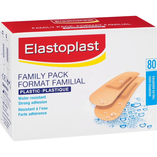 Elastoplast Plastic, 80 Strips Family Pack product detail