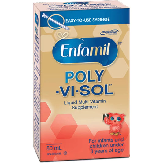 Enfamil POLY-VI-SOL® Liquid Multi-Vitamin Supplement, 50mL front package