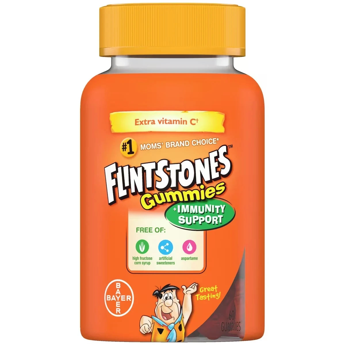 Flintstones Kids Multivitamin Gummies Plus Immunity Support- Multivitamins For Kids, 180 gummies product package