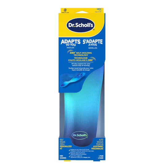 Dr. Scholl's Adapts to You Insoles, with Self-Molding Foam Technology, Men, Size 8-14 product image