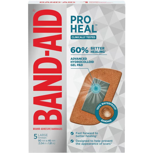 Band-Aid Pro Heal Adhesive Bandages, Large, All One Size product image