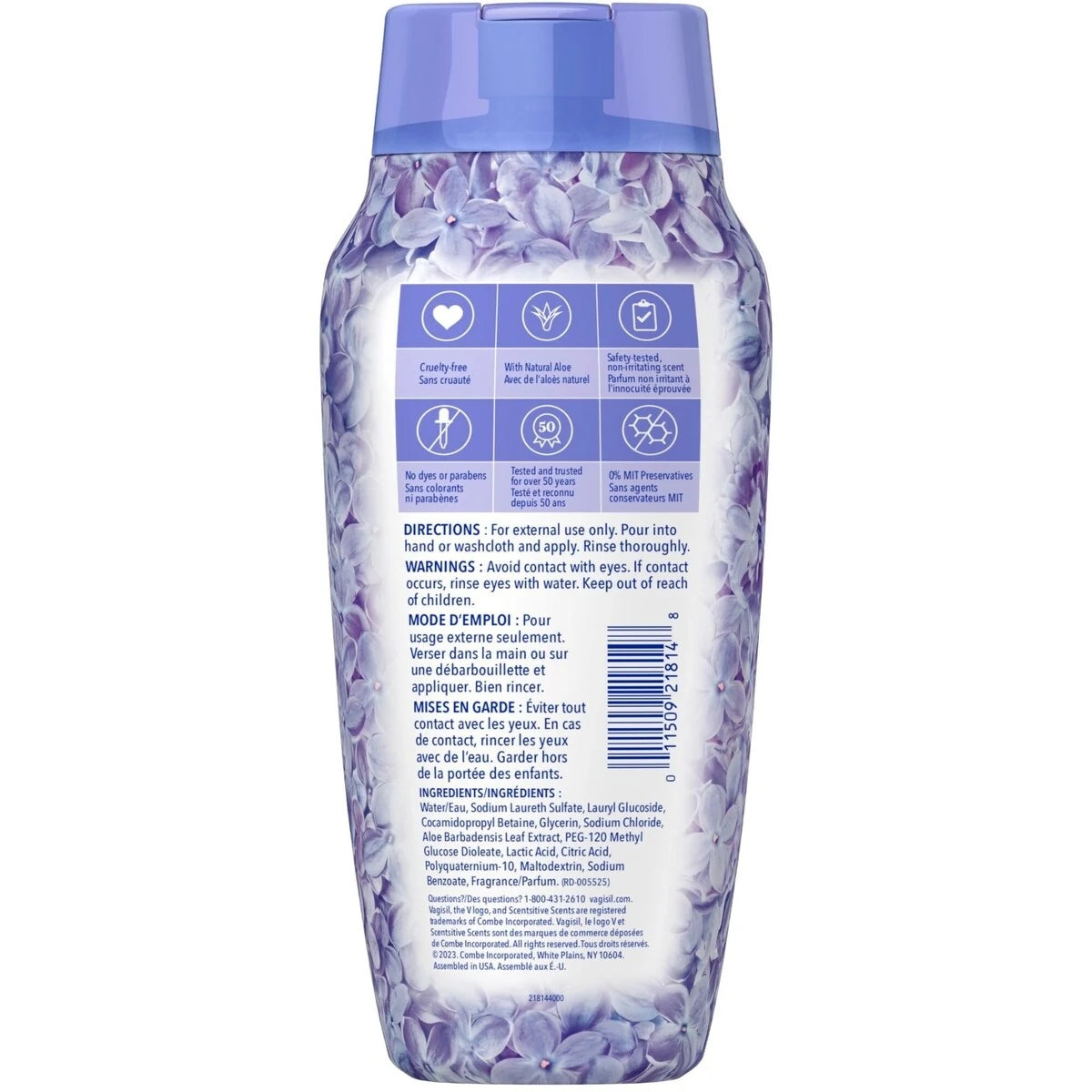 Vagisil Scentsitive Scents Spring Lilac Daily Intimate Wash 360 mL product detail