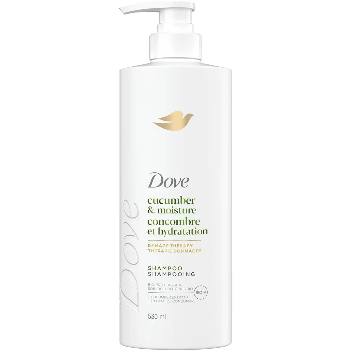Dove Cucumber Moisture Shampoo for Dry Hair, with Liquid Bio-Protein care, 530 ML alternate view