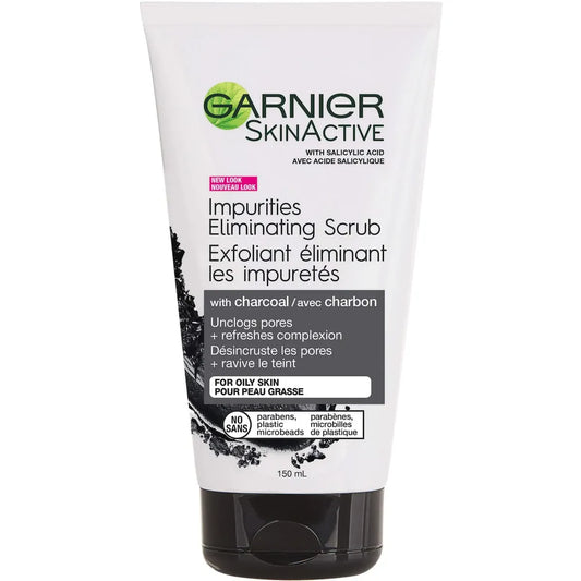 Garnier SkinActive Charcoal Impurities Eliminating Scrub Cleanser For Oily skin alternate view