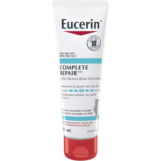 Eucerin Complete Repair Daily Moisturizing Foot Cream for Very Dry, Rough Skin 85 mL product image