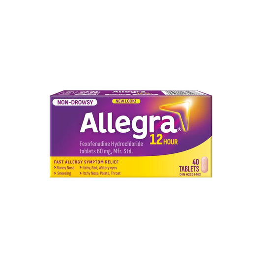 Allegra 12 Hour Allergy Medication, 40 Tablets product image