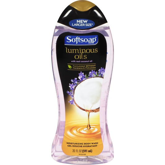 Softsoap Bw Luminous Oils Coconut Oil & Lavender 591ml front package