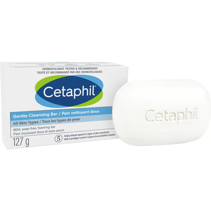 Cetaphil Gentle Cleansing Bar Sensitive Skin Daily Face & Body Wash product detail