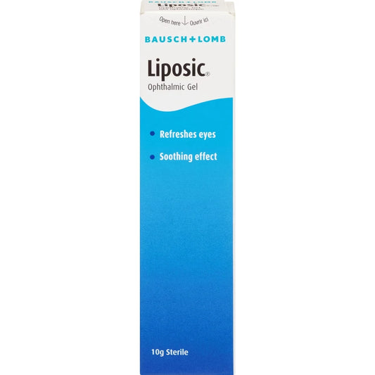 Liposic Ophthalmic Gel front package