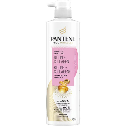Pantene Pro-V Miracles Infinite Lengths Biotin + Collagen Sulfate-Free Shampoo product image