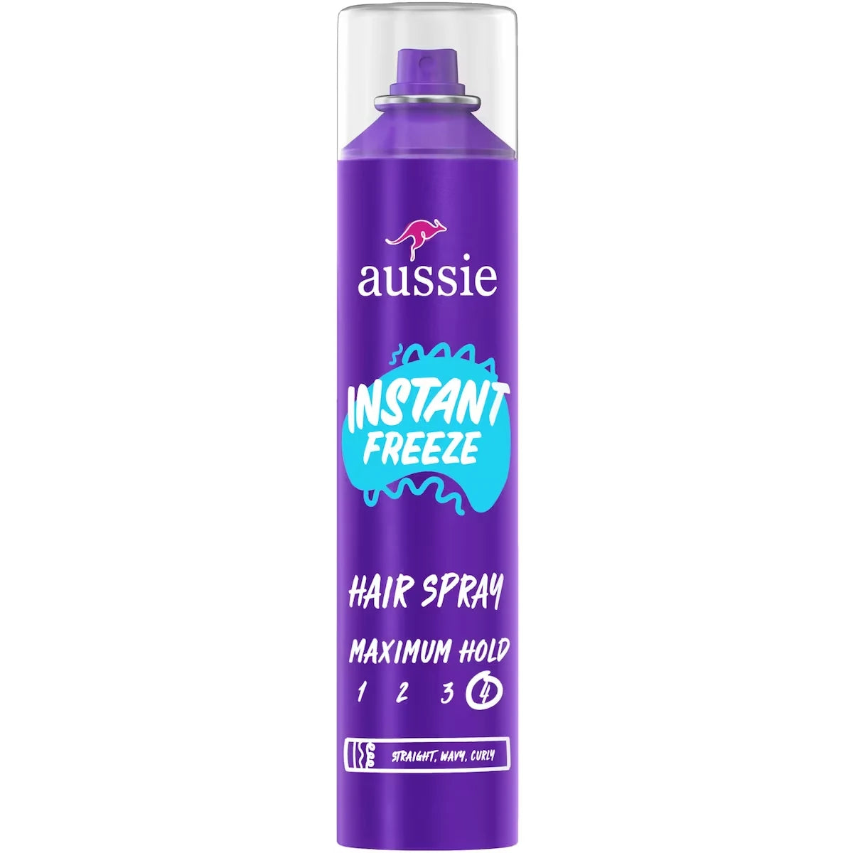 Aussie Instant Freeze Hair Spray for Curly Hair, Straight Hair, and Wavy Hair product image