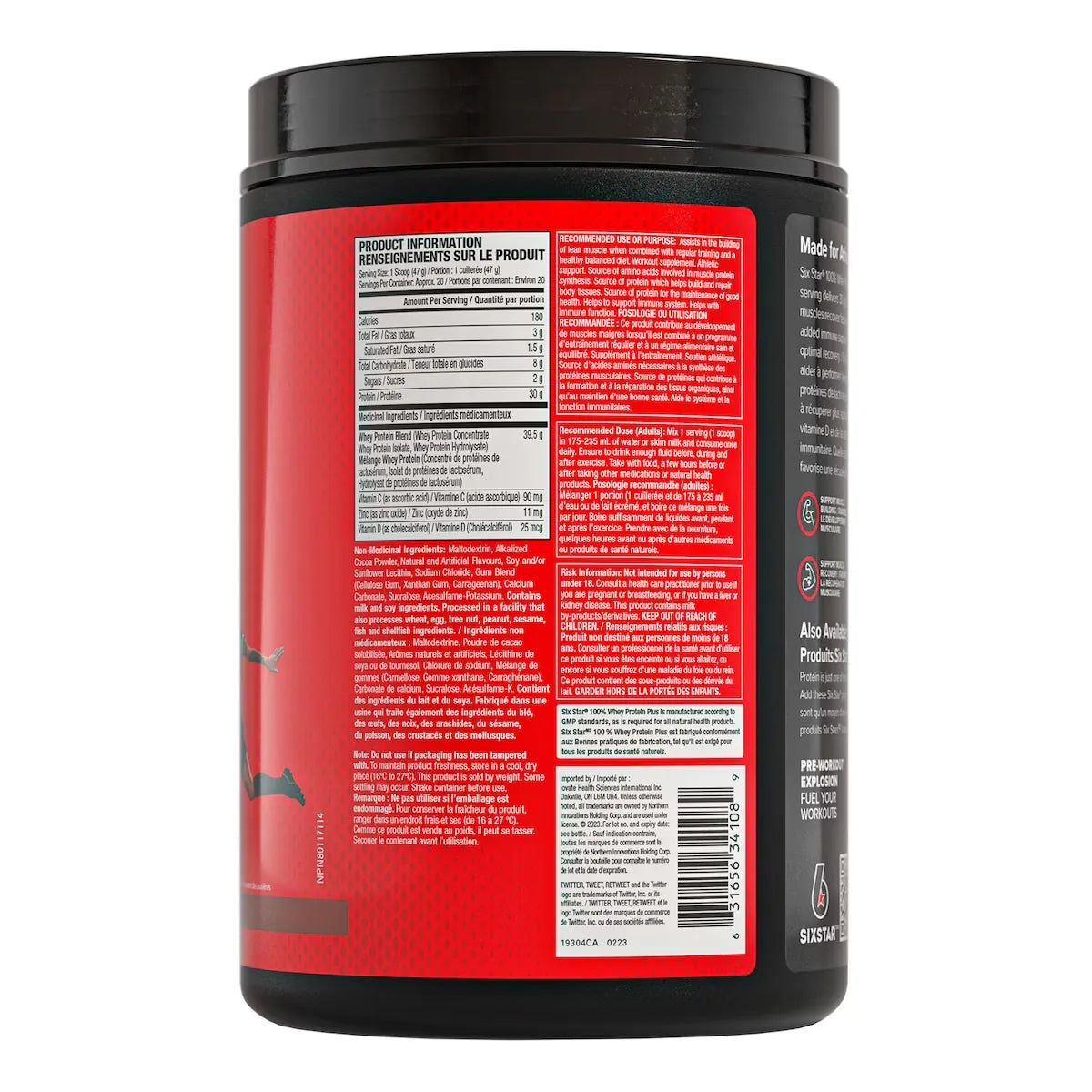 Six Star Elite Series Whey Protein plus Triple Chocolate Powder product detail
