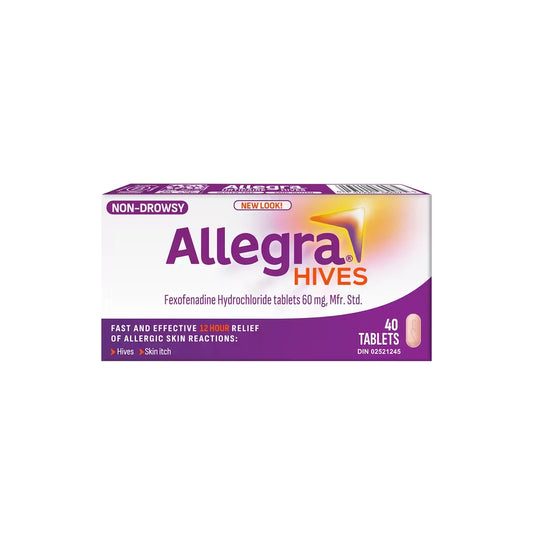 Allegra Hives, 60 mg, 40 Tablets product image