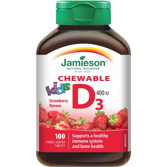 Jamieson Kids Chewable Vitamin D3 400 IU product image