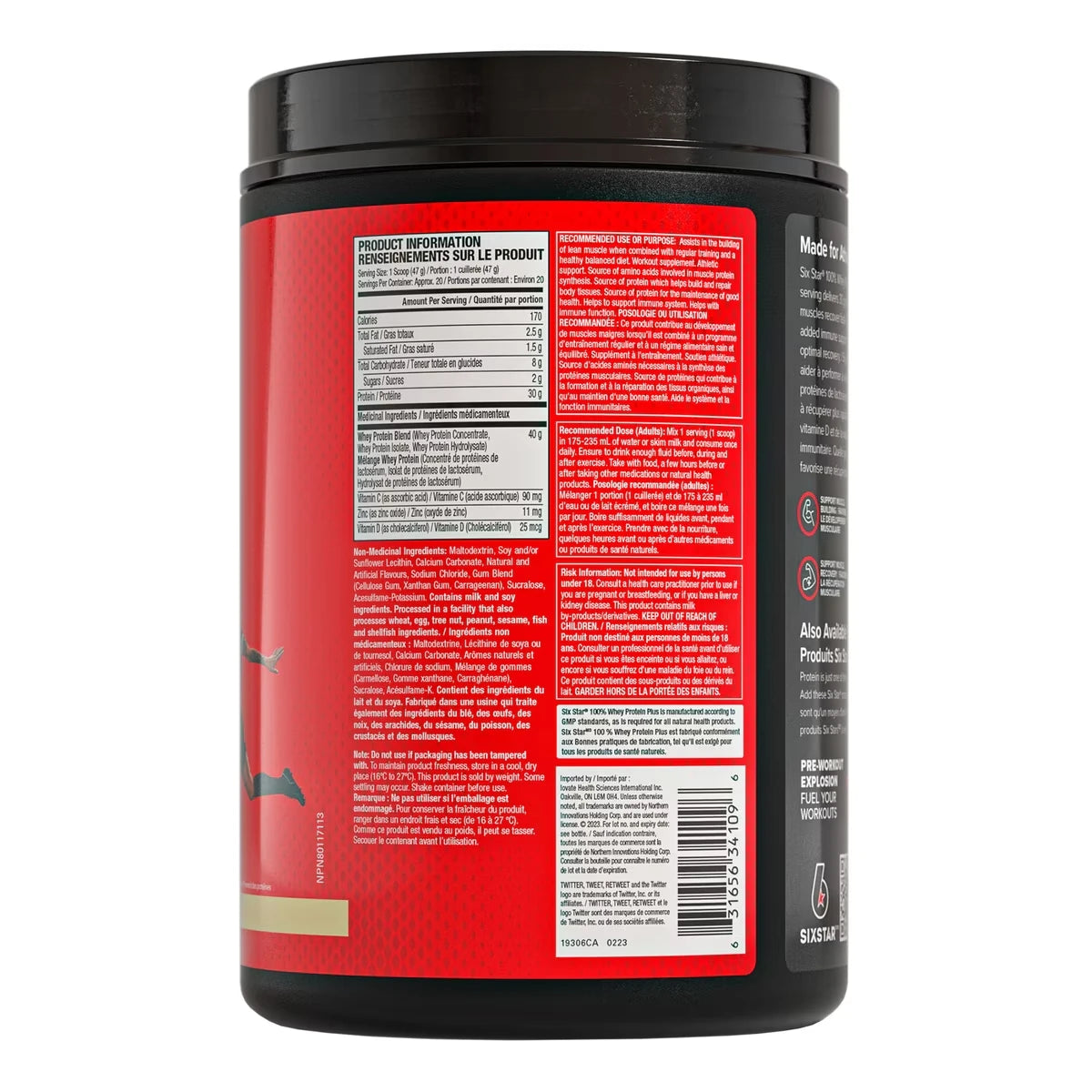 Six Star Elite Series Whey Protein plus Vanilla Cream Powder product image