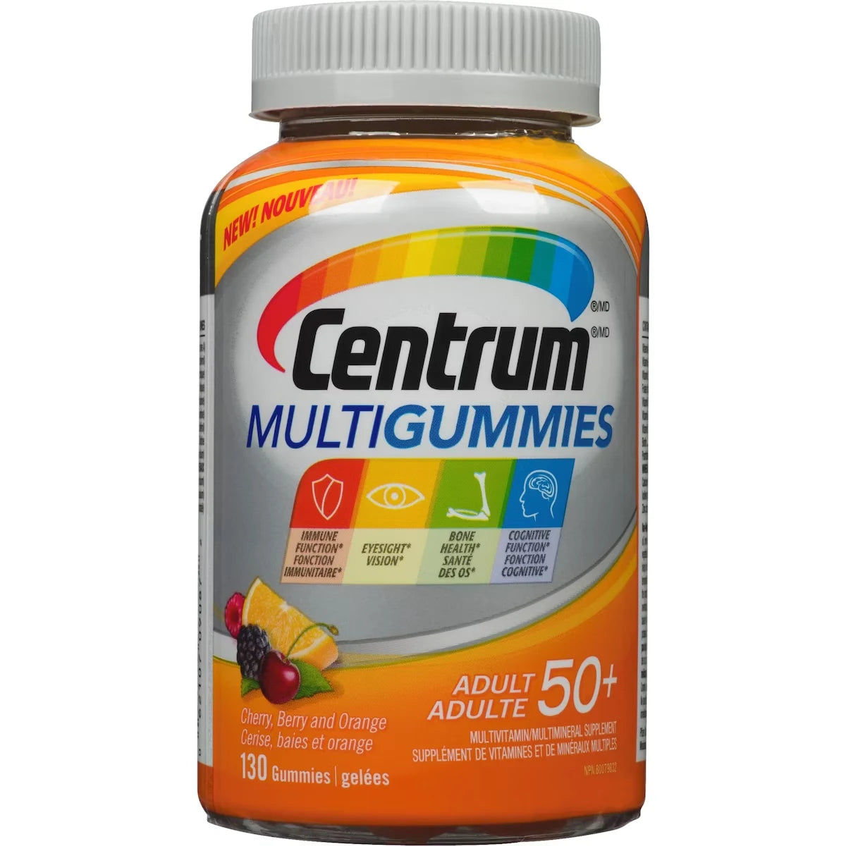 Centrum MultiGummies Adults 50+ Multivitamin Supplement Gummies, 130 Count product detail
