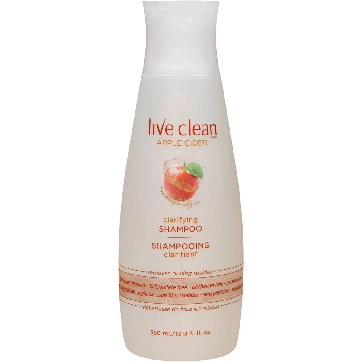 Live Clean Apple Cider Clarifying Shampoo front package