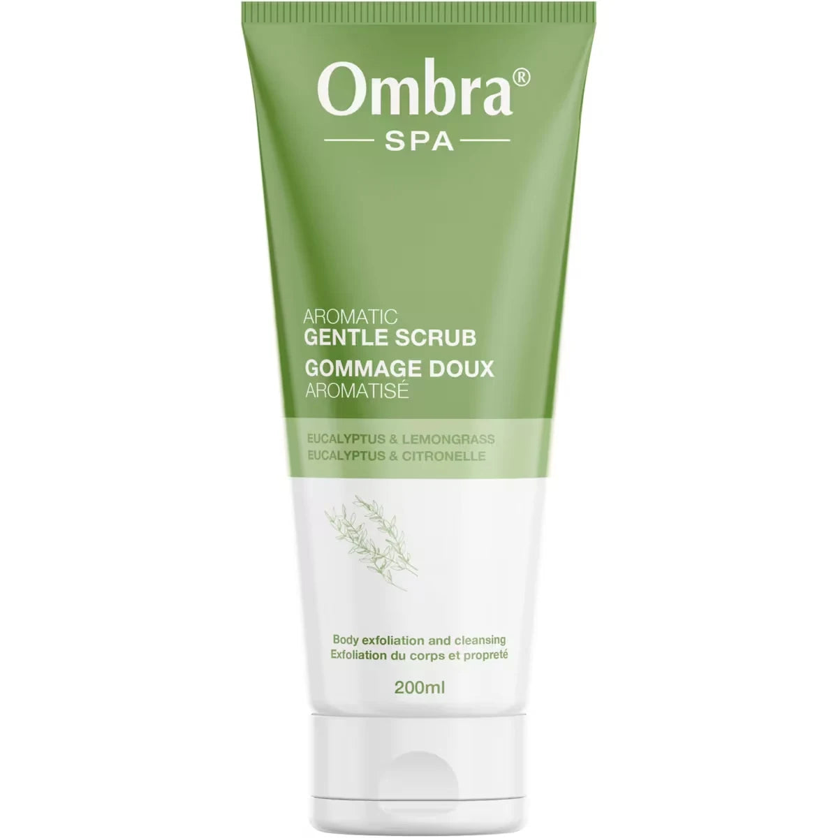 Ombra Aromatic Gentle Scrub Eucalyptus & Lemongrass front package