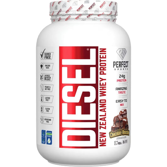 Perfect Sports Diesel New Zealand Whey Protein Chocolate 908 g product image