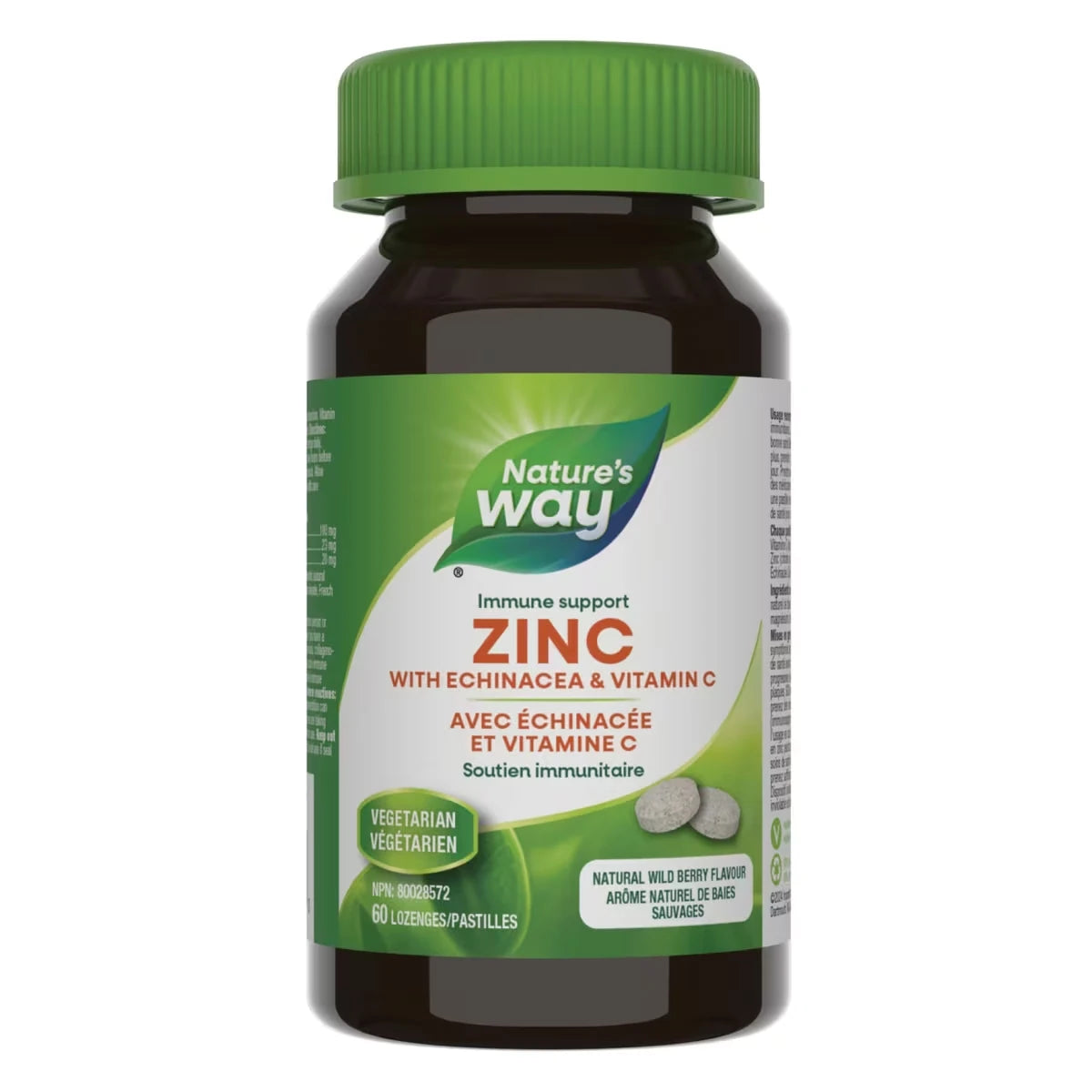 Nature's Way Zinc with Echinacea & Vitamin C view 2
