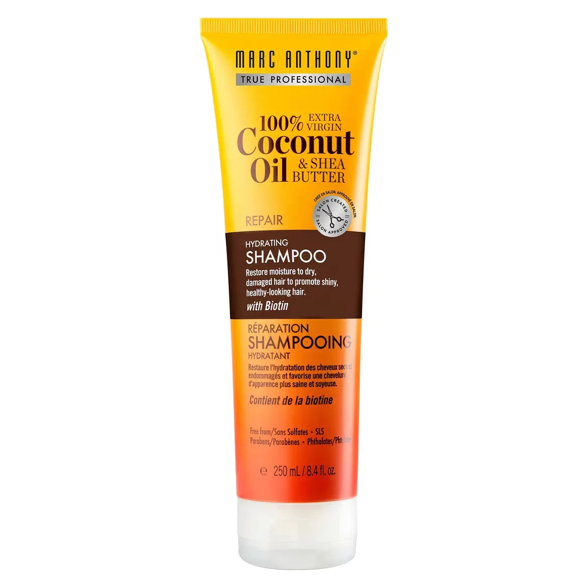 Marc Anthony 100% Extra Virgin Coconut Oil & Shea Butter Hydrating Shampoo front package