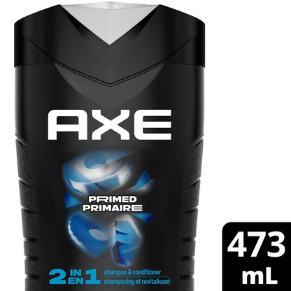 Axe 2in1 Shampoo Primed Just Clean 473 ML product detail