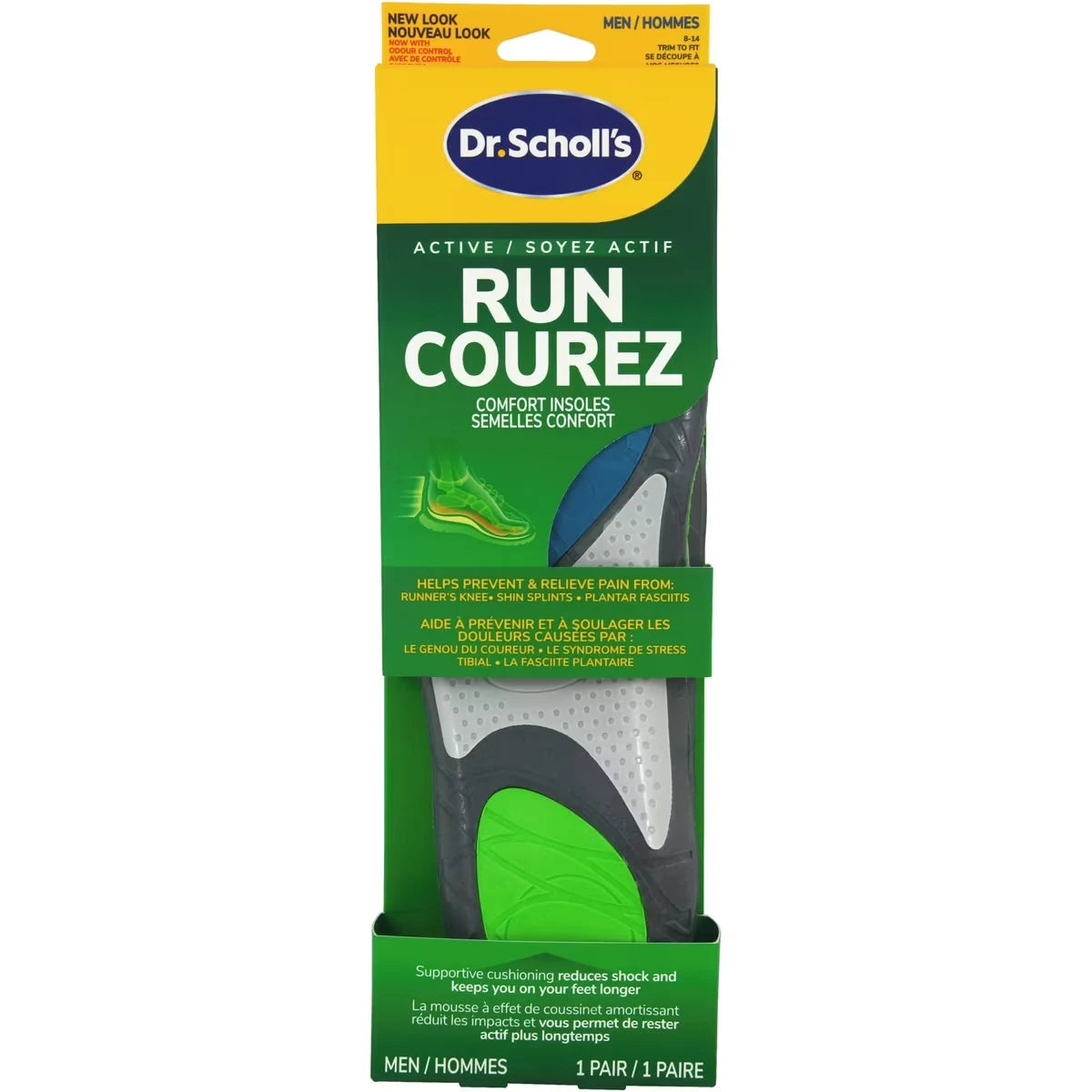 Dr. Scholl's Run Active Comfort Insoles for Men, Trim-to-Fit product image