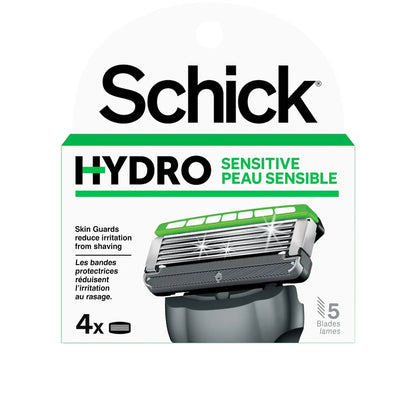 Schick Hydro Skin Comfort Sensitive Skin Men’s Razor Refills front package
