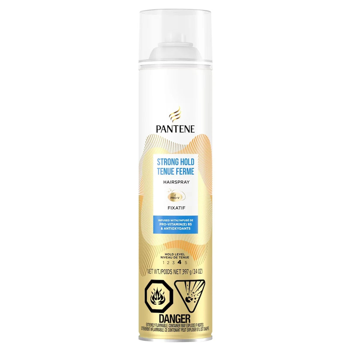 Pantene Strong Hold Hairspray, Level 4, Nutrient-Rich Formula with Pro-Vitamin B alternate view