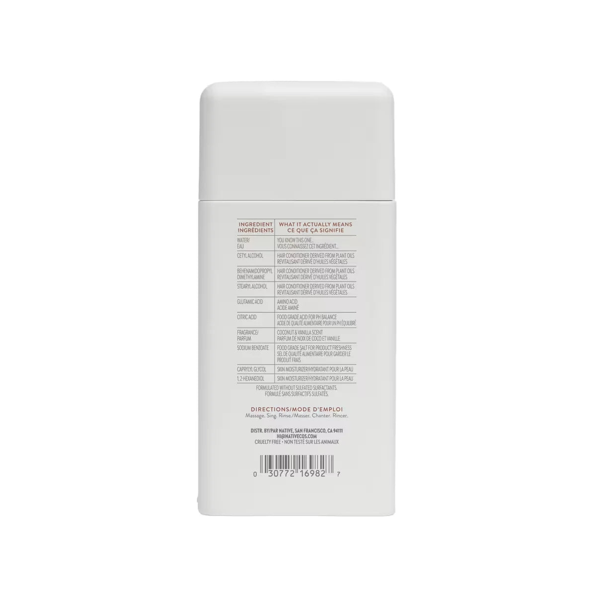 Native Coconut & Vanilla Moisturizing Conditioner mini 88 ml product detail