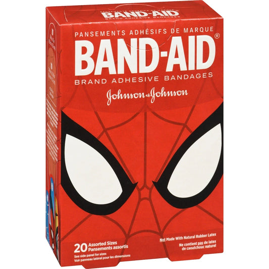 Band-Aid Adhesive Bandages for Kids, Marvel Spiderman product detail