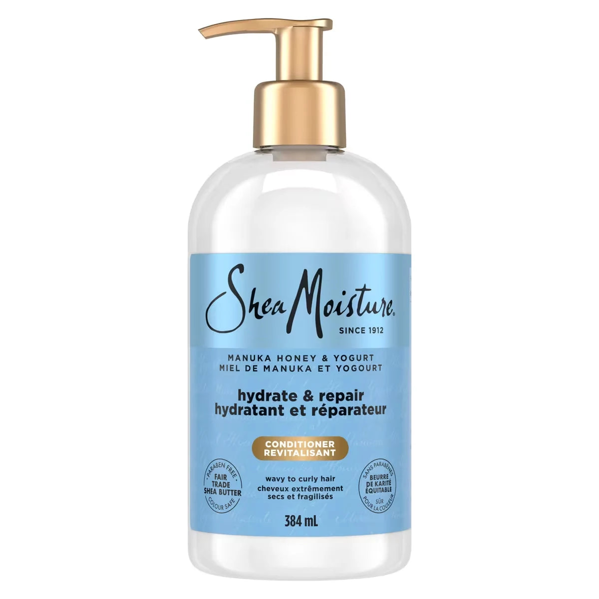 Shea Moisture SheaMoisture Manuka Honey & Yogurt Hydrate & Repair Conditioner for Damaged Wavy & Curly hair with Mafura front package
