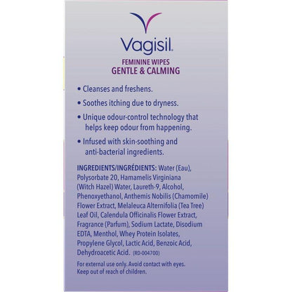 Vagisil Gentle & Calming Feminine Wipes