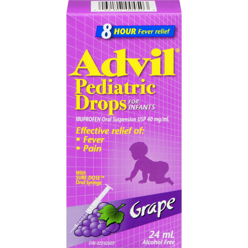 Advil Pediatric drops for infants grape