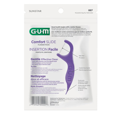 GUM DualTechnique 2-IN-1 Flossers, Fresh Mint, 50 count