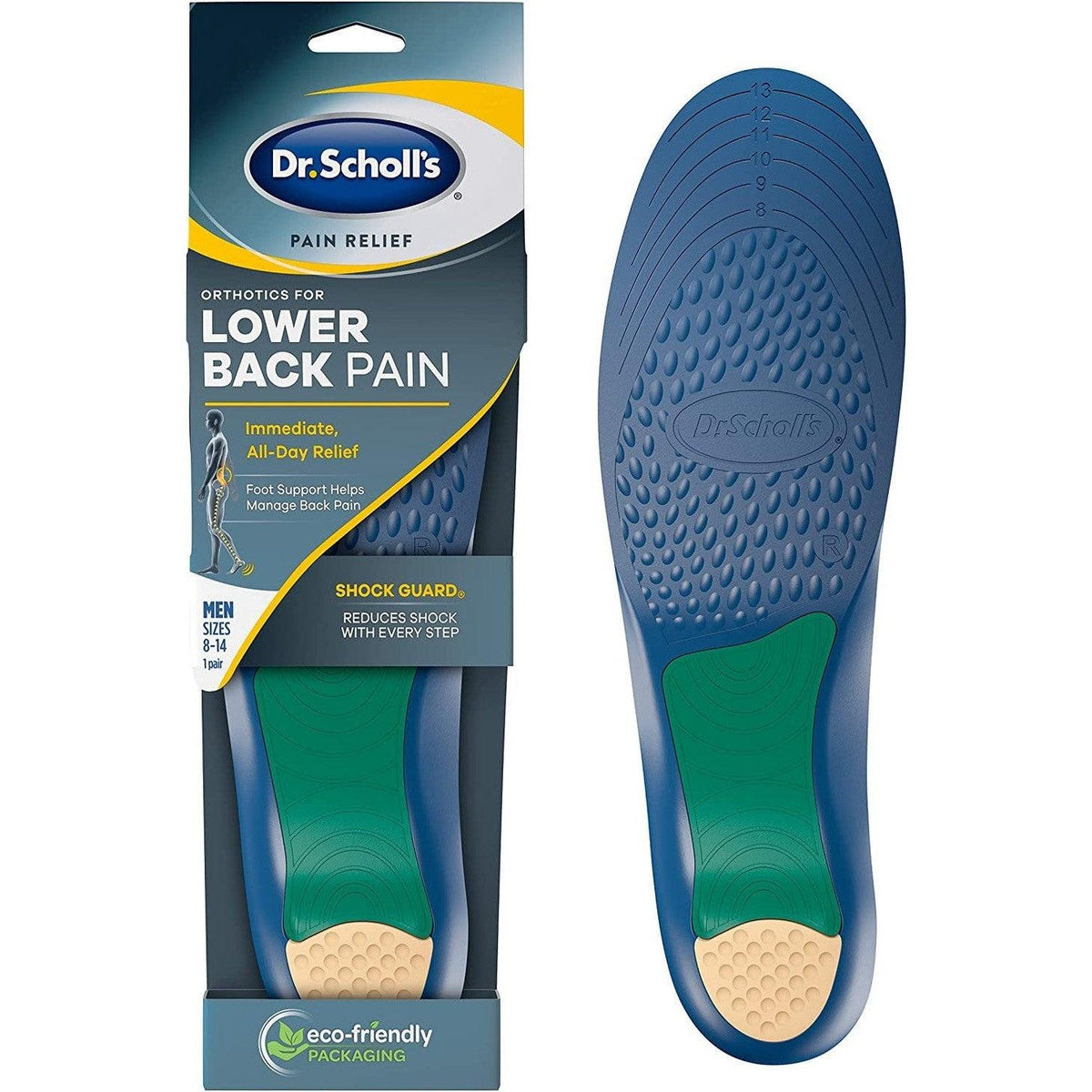 Dr. Scholl's Dr. Scholl’s® Pain Relief Orthotics for Lower Back Pain, Men's, Sizes 8-13