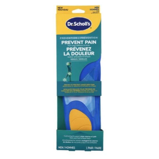 Dr. Scholl's Prevent Pain Protective Insoles, Men, Size 8-14