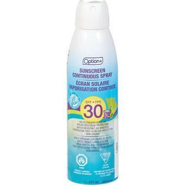 Option Plus Sunscreen continuous spray img
