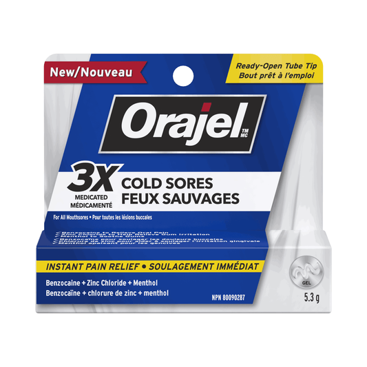 Orajel 3X Cold Sore Gel