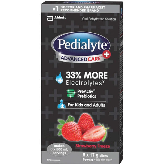 Pedialyte Advanced 6x17g Sticks