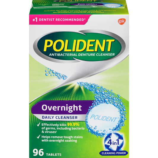 polident overnight daily cleanser