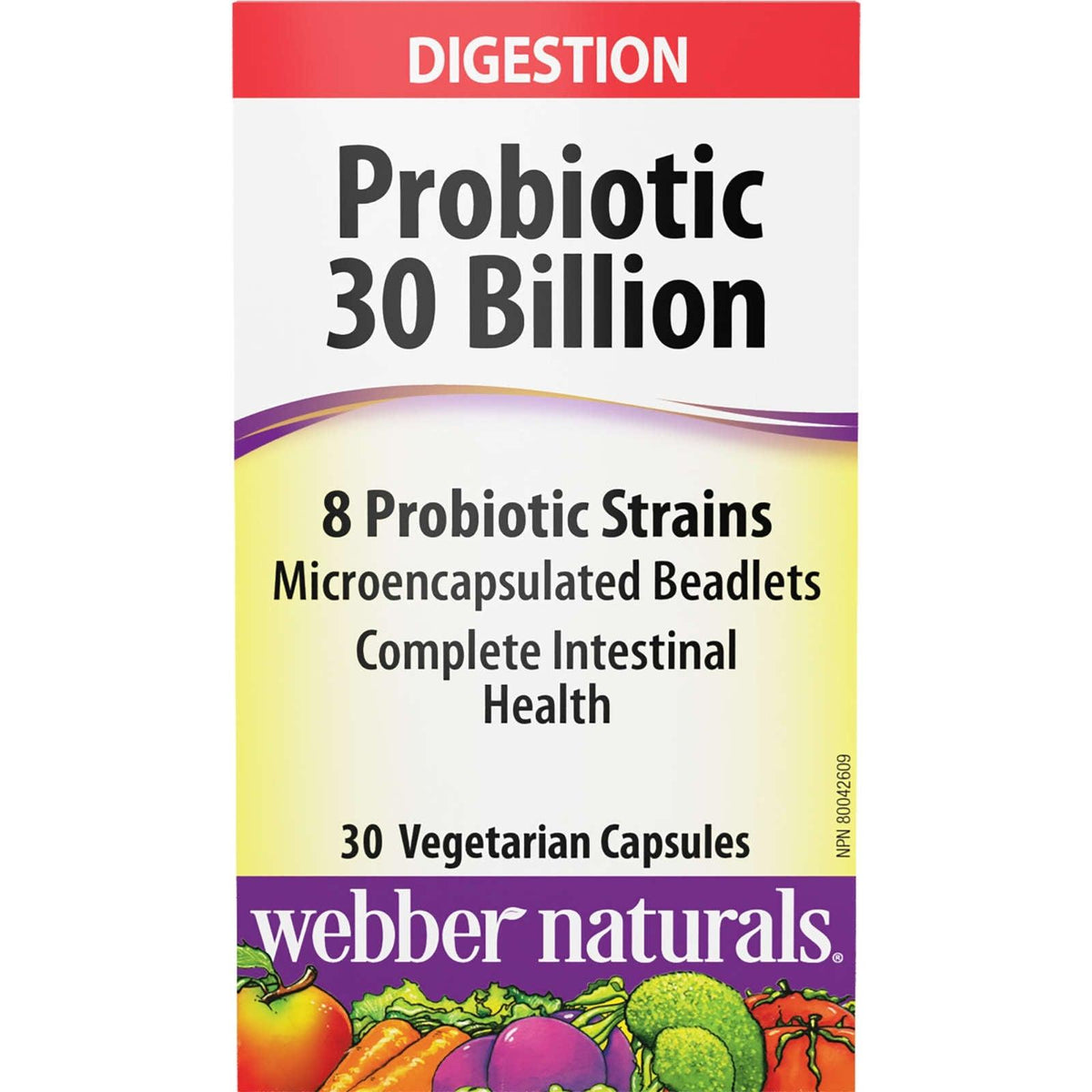 Webber Probiotic 30 Billion 8 Probiotic Strains 30 count