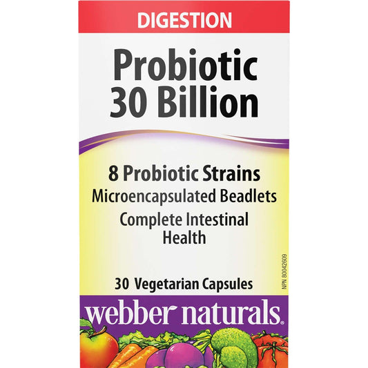 Webber Probiotic 30 Billion 8 Probiotic Strains 30 count